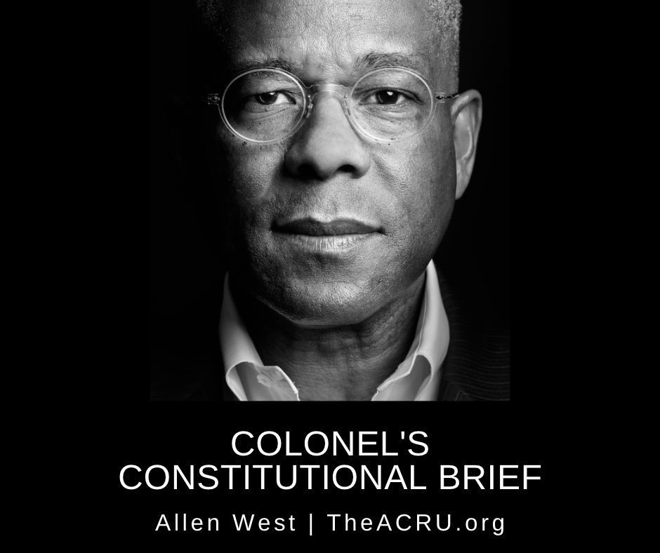 It is apparent that too many of us, especially those on the progressive socialist left and others who lack intestinal fortitude and constitutional savvy, realize that the very first unalienable right endowed to us by the Creator, the Judeo-Christian God, is life. @AllenWest