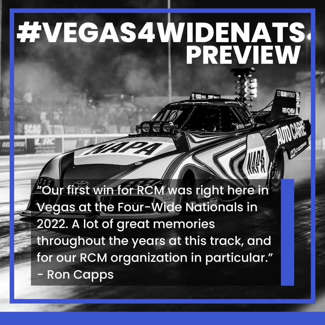 💥 Ready to unleash the horsepower in Las Vegas! 🔍 Curious about what’s in store for us this weekend? Get up to speed on the #Vegas4WideNats 😎 ➡️ linktr.ee/RonCappsMotors… @RonCapps28 * @NAPARacing @theNAPAnetwork * @ToyotaRacing