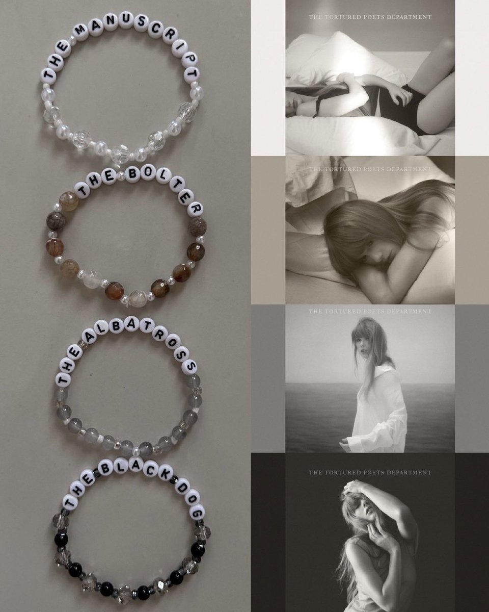 alltooriah's tweet photo. @taylornation13 @taylorswift13 i feel like i need every single vinyl and cd so they match my bracelets right 🤨 #tsttpd https://t.co/S1rfiI2fbA