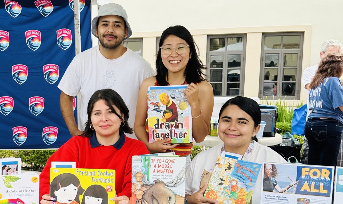 On top of having 36 locations, San Diego Public Library strives let people know we’re here for them all over the city! Catch us at schools, nursing homes, festivals, farmers markets, apartment complexes and more ♥️ #libraryoutreachday