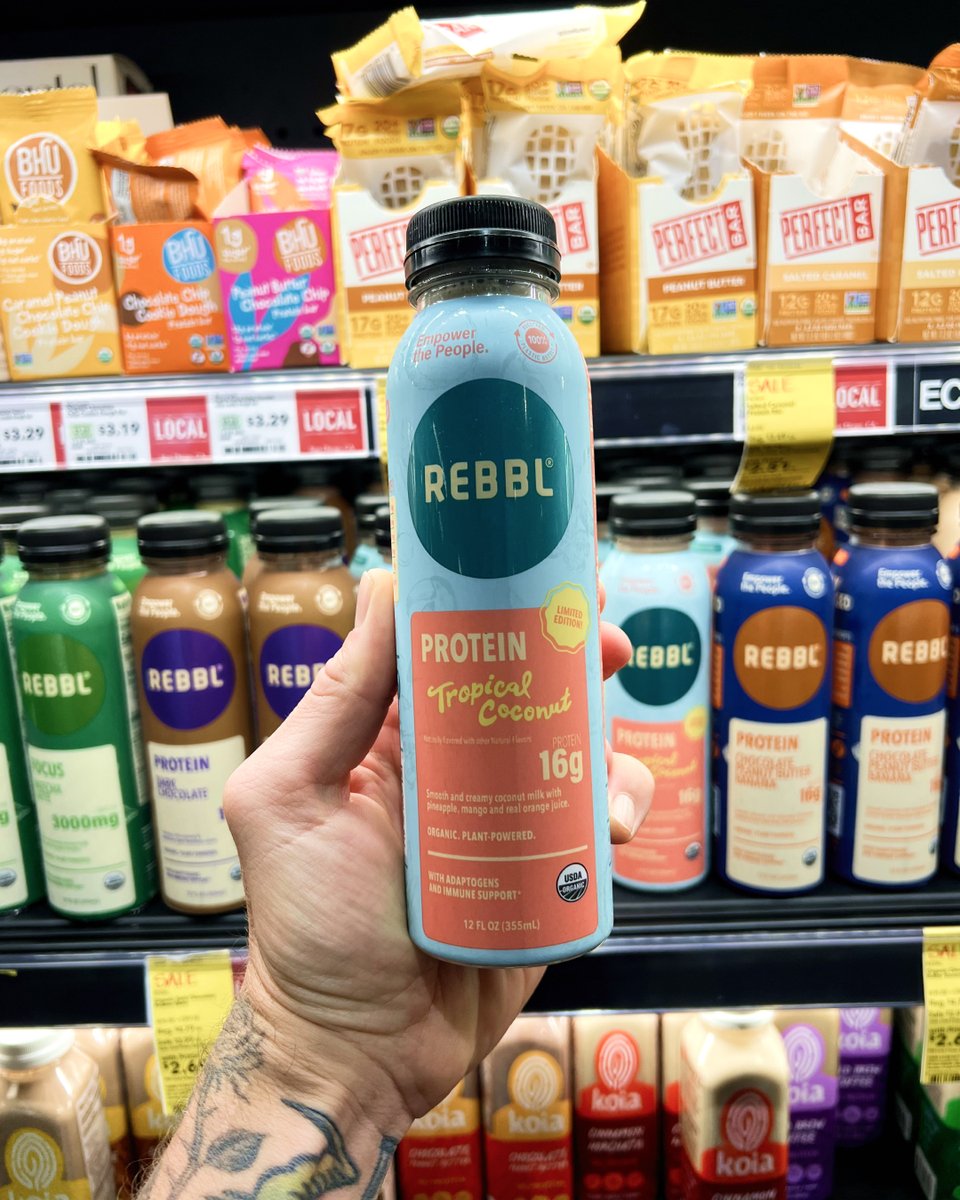 Are you picking up Protein Tropical Coconut at @target or @wholefoods?
