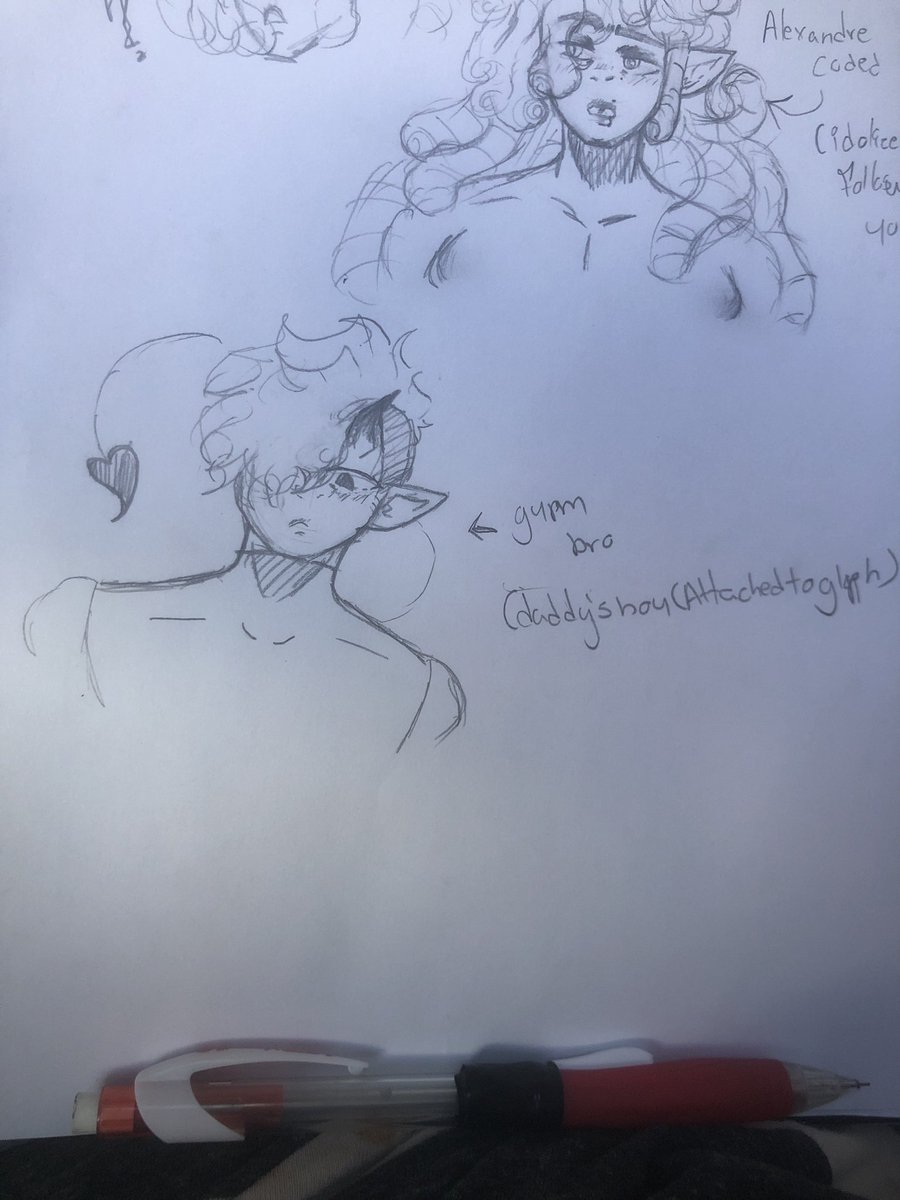 Azazelurgod's tweet photo. Did   Doodles  during   Work    
Alexandre  an the  two new  UNKNOWN!!!   OCS    Are  ( @khajiit_enjoyer)  they   Don't    Have more yet due to  being   Volume  5   OCS 

#Doodles https://t.co/KoaBB4LvI0