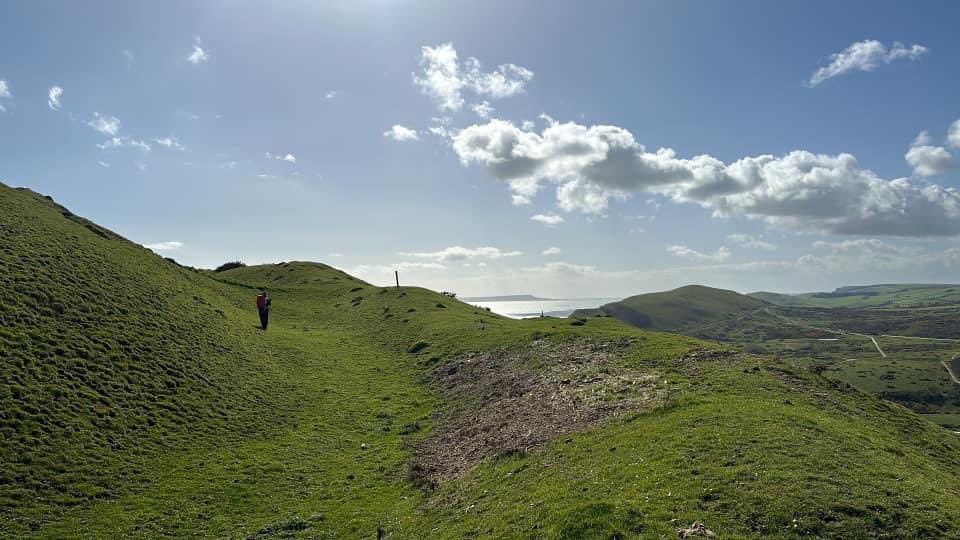 Whilst #HillfortsWednesday has been wet and miserable #HillfortsTuesday was beautiful #Archaeology #LandscapeArchaeology #Survey