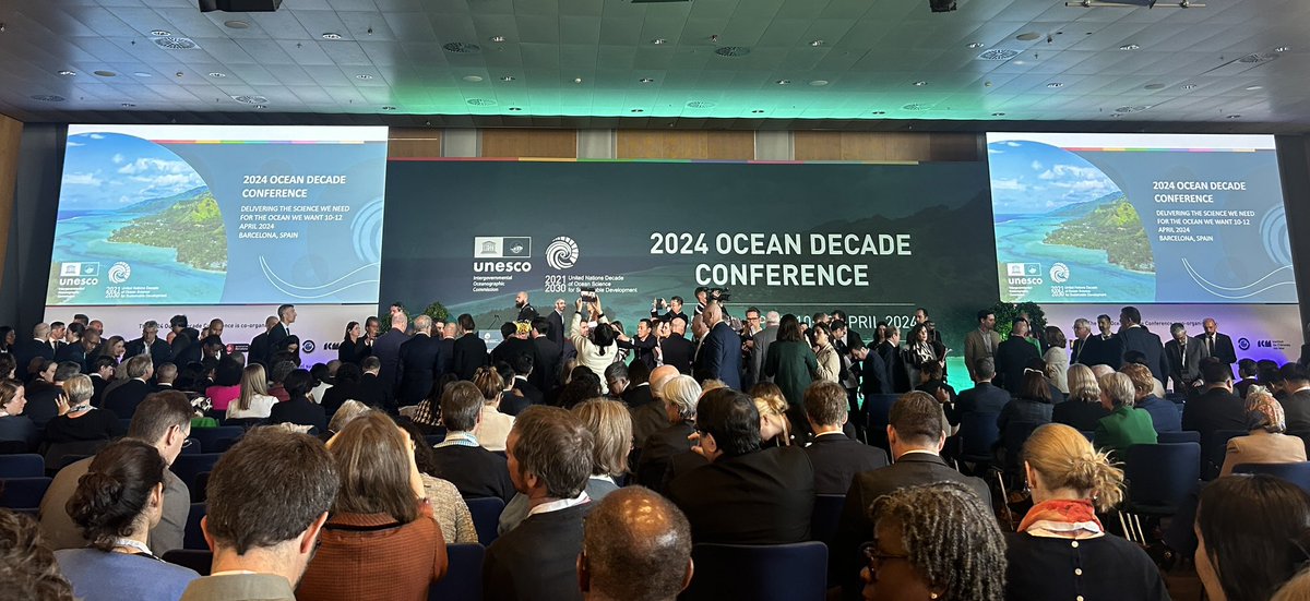 🐟 DAY 1: The goal of the 2024 Ocean Decade Conference is a noble one: “Delivering the science we need for the ocean we want”, aiming for healthier oceans by 2030. I’m here to contribute my research towards the crucial Decade Challenge: “Sustainably feed the global population”🌊