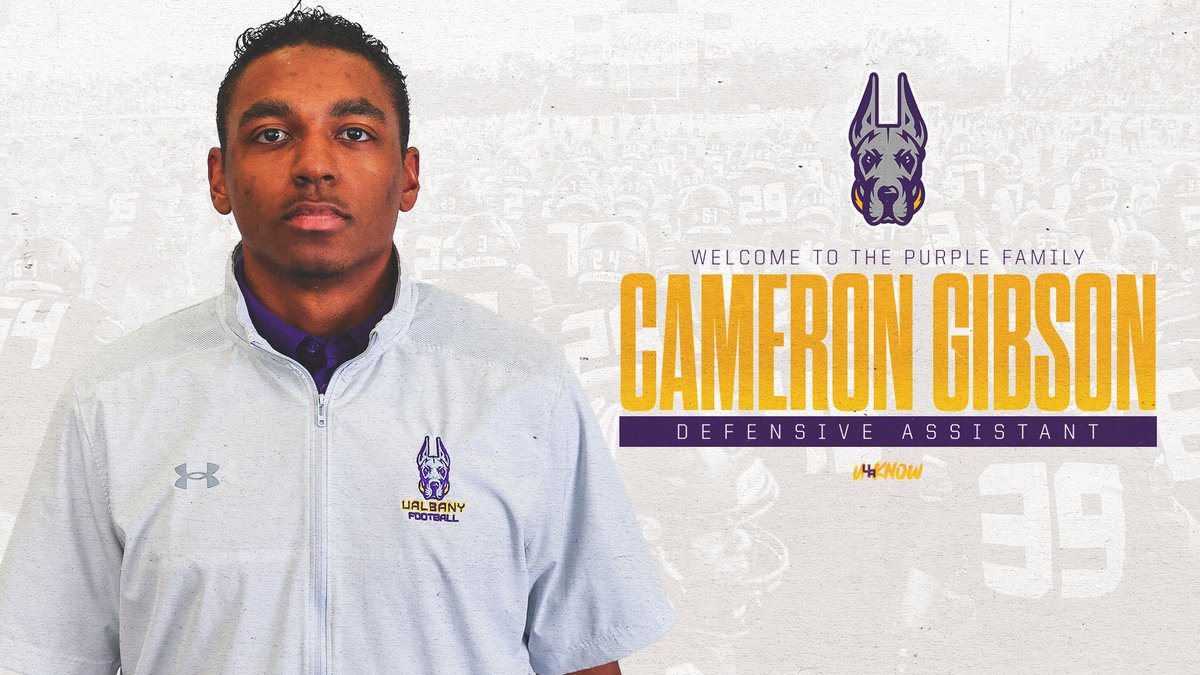 Welcoming the two newest members of the UAlbany Football coaching staff - @coachmikalmyers & @DSGBCoachCam 🤝 Welcome to the Purple Fam! 📰: bit.ly/3TRQjoj #UAUKNOW