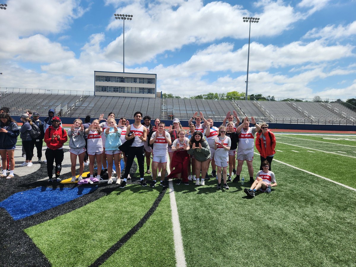 Congratulations to the Unified Track Team for finishing 3rd at the Area Track Meet and advancing to the Regional Unified Track meet on Monday at Midway!