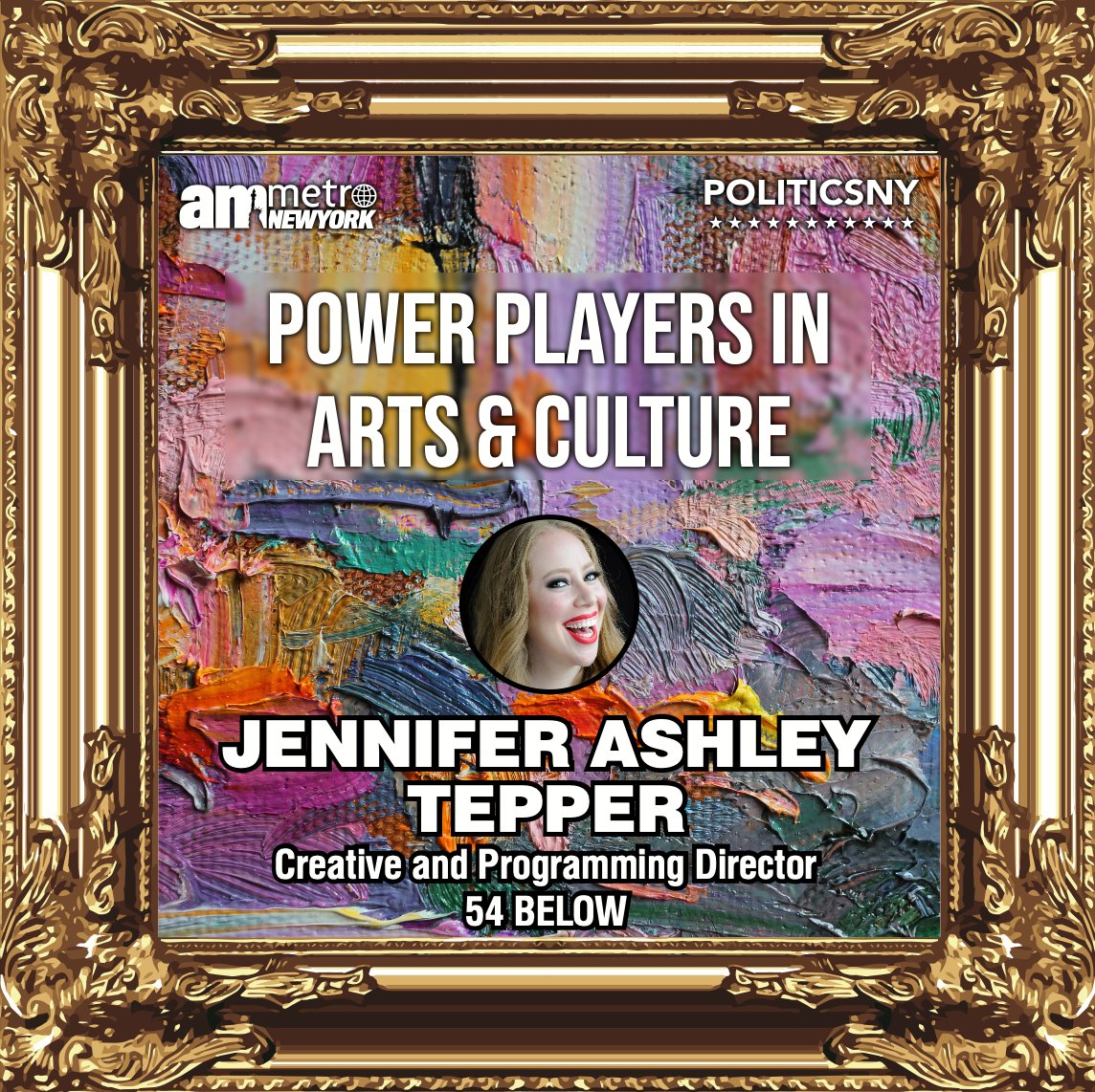 I was honored to be named one of the Power Players in Arts & Culture for 2024 by @amnewyork and @politicsnynews! Check out the article and my interview here: politicsny.com/power-lists/po… #PowerList #AMNYPP #PoliticsNYPP