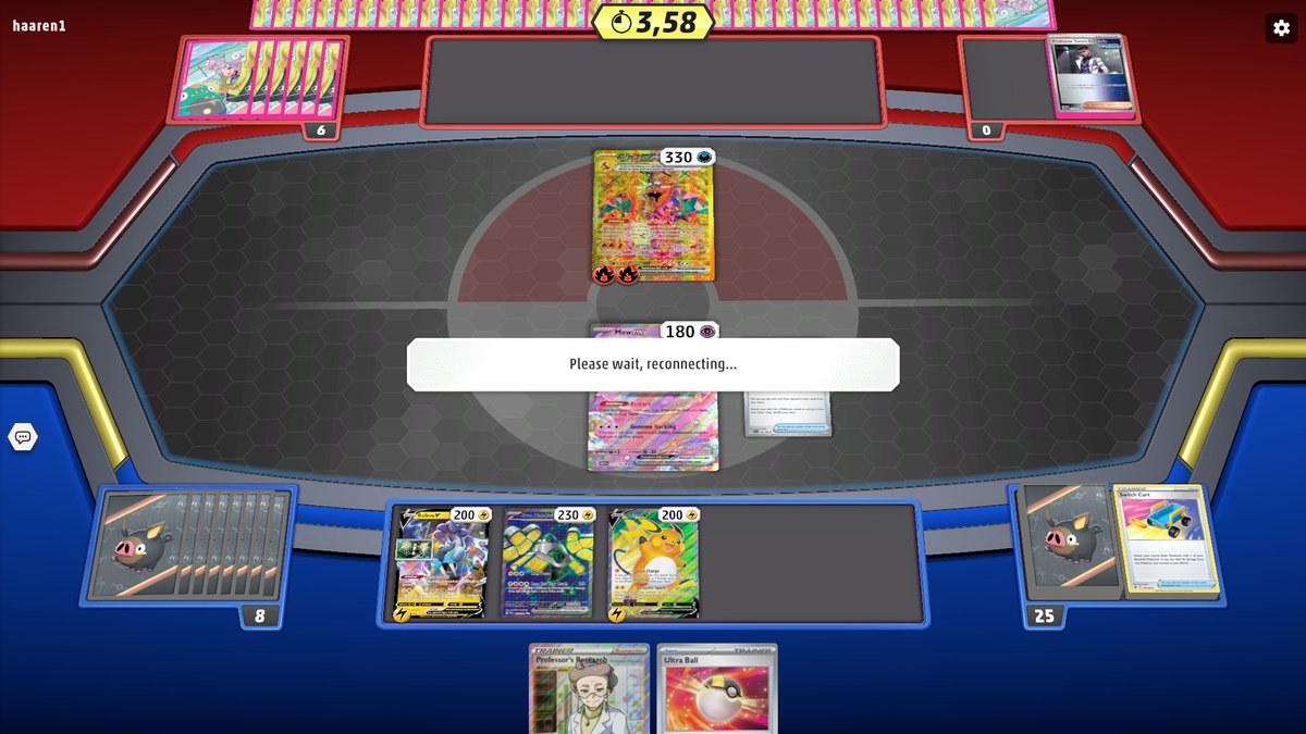 mrsodaking's tweet photo. Here's a PTCG puzzle for you: 
How'd it get to this board state? https://t.co/1wRKD5Gj9R