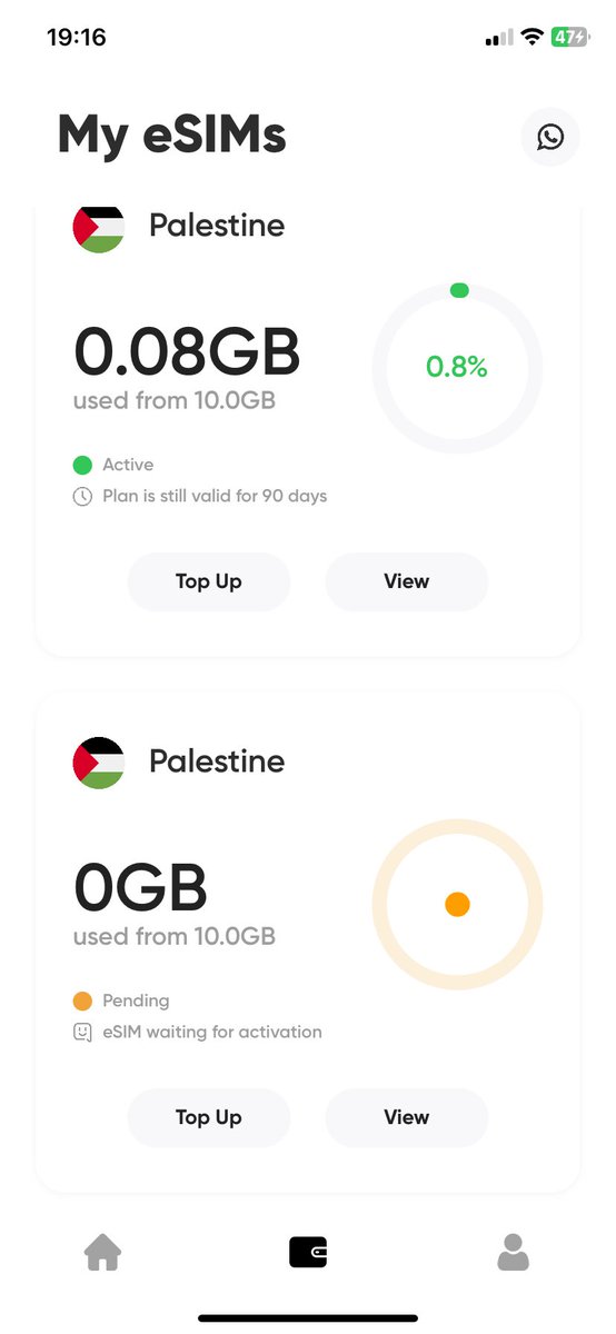 this makes me so happy! one of the e-sims I bought in late Jan has finally been activated and is being used!! i’m so glad it reached someone 😭🥰

for anyone that may see this sweet, please check out gazaesims.com. all info is there!! 🍉

#freepalestine #ConnectingGaza