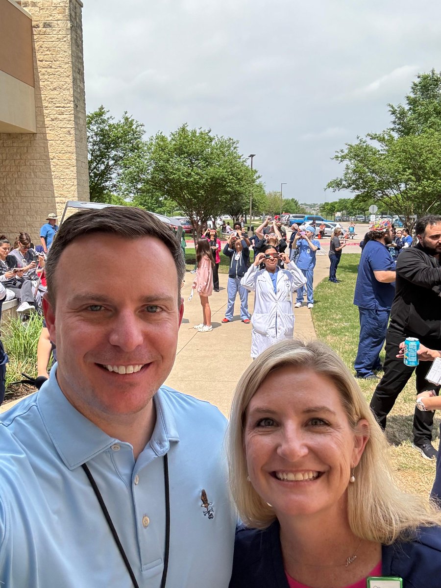 Ascension Seton Williamson celebrated the Eclipse on Monday. We hope everyone got to catch a glimpse of the historic Solar Eclipse. 🌑 🌌