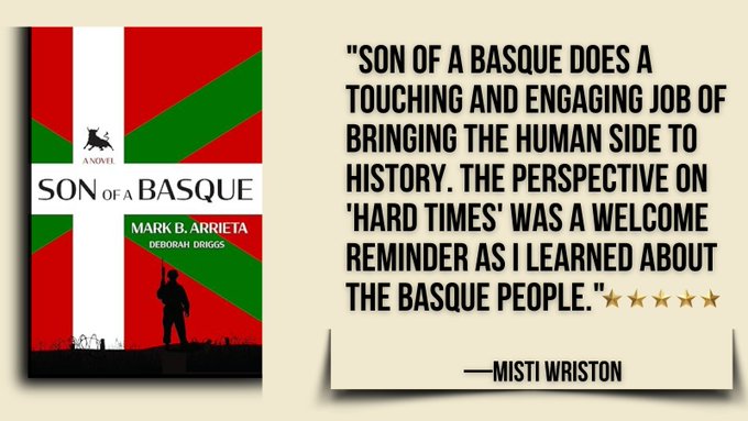 'Son of a Basque does a touching and engaging job of bringing the human side to history. The perspective on 'hard times' was a welcome reminder as I learned about the Basque people.' —Misti Wriston amazon.com/Basque-Mark-Ar…………
@deborahdriggs