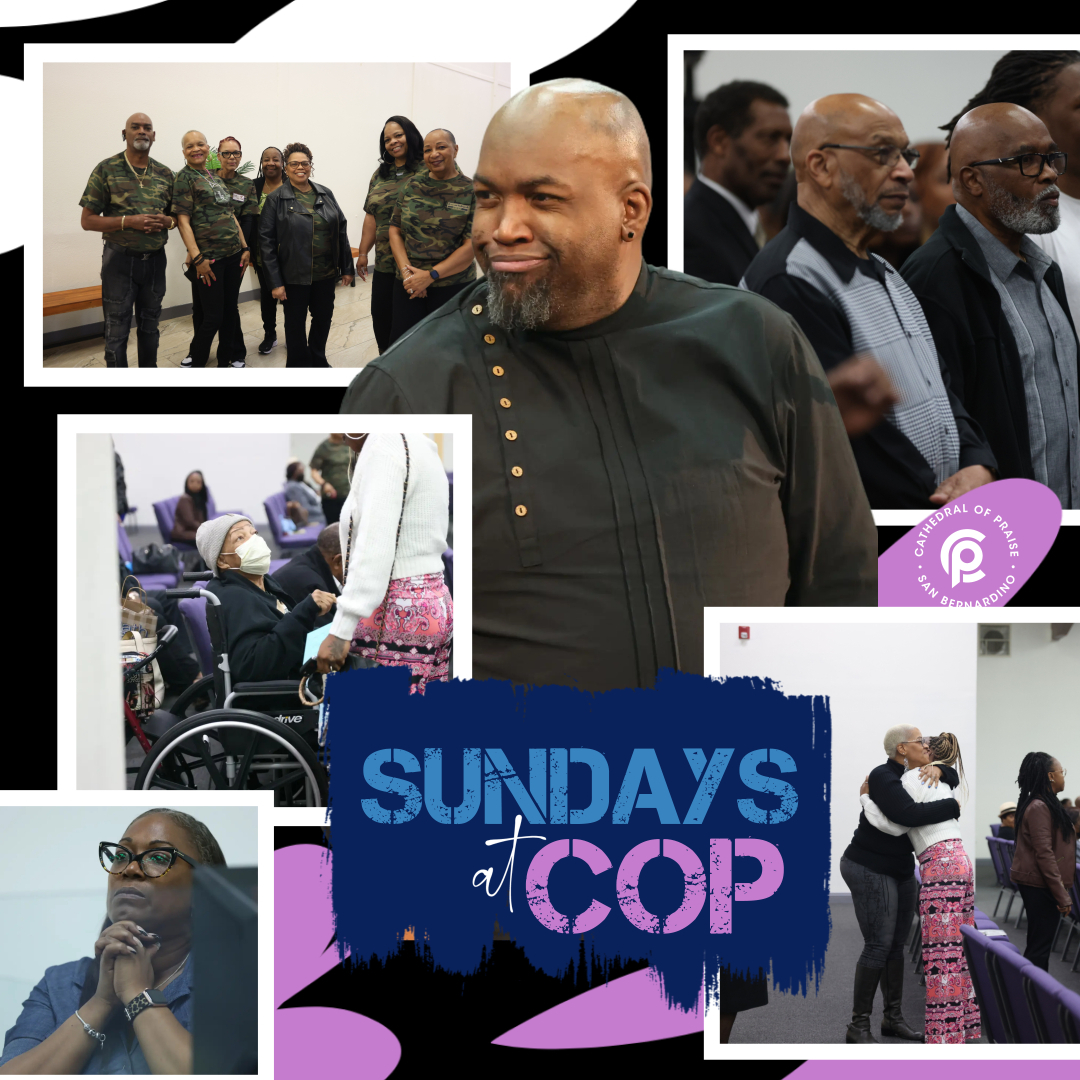 Come experience Sundays at COP!
Is there anything better than a day filled with joy, vibrant worship, and powerful messages?
What are you waiting for? Join us as we lift up God in praise, connect, and fellowship together. 
Invite your friends and the whole family to worship.