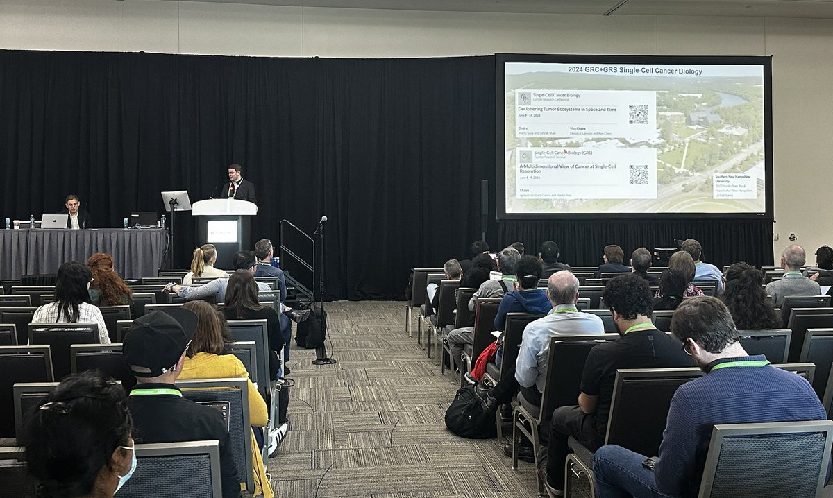 Dr. @ivazquezgarcia spoke at a major symposium about evolutionary dynamics of whole-genome doubling in #ovariancancer at #AACR24. Learn more: bit.ly/3VUiA07