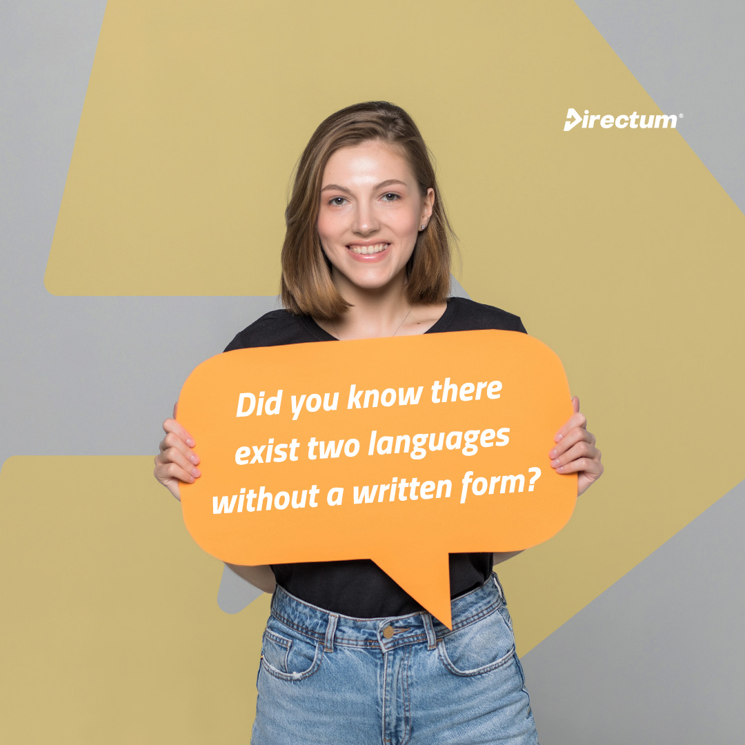 iDirectum's tweet image. Se estima que alrededor del 30% de los idiomas del mundo no tienen una forma escrita estandarizada ✍️❌

It’s estimated that around 30% of the world’s languages don’t have a standardized written form ✍️❌

👉🏼🌐 directumtranslations.com
.

.

.

#Translations #Expert #AnyLanguage