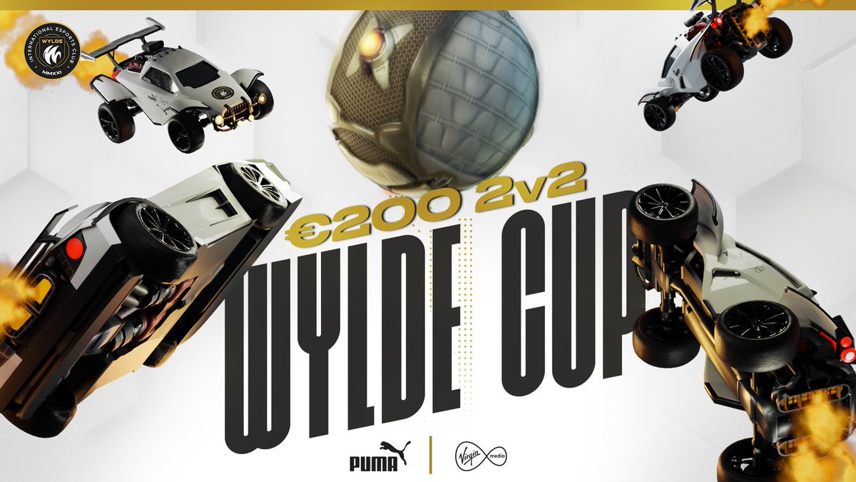 💥 WYLDE CUP ANNOUNCEMENT 💥 

Our first ever Rocket League tournament, link below!

🚀 2v2
🏆 €200 Prize Pool
🗓️ Saturday 20th April

#GOWYLDE⚡️