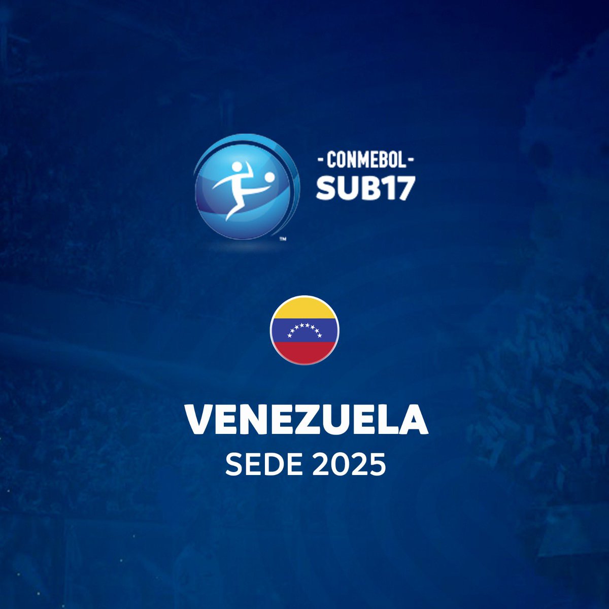 ¡La @CONMEBOL Sub 17 2025 se jugará en Venezuela! 🇻🇪 Las estrellas del futuro buscarán la clasificación al Mundial Sub 17 de Catar del año próximo.