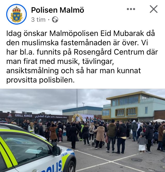 Är det verkligen den svenska polisens uppgift att fira ramadan?