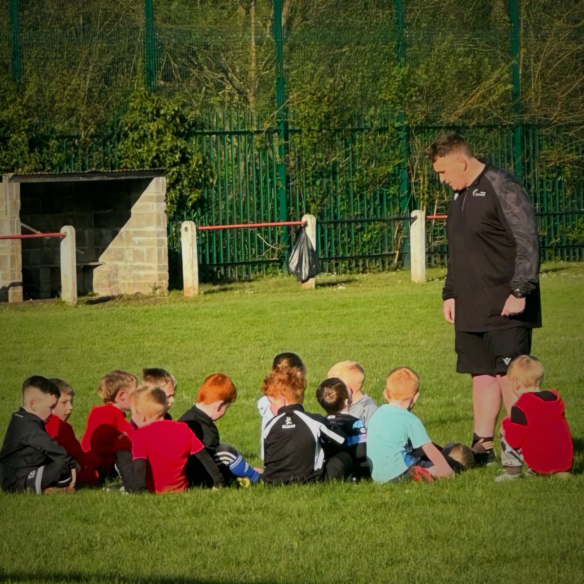 Yesterday rugby session @RhydyfelinRFC Under 6s #CymoeddCommunity