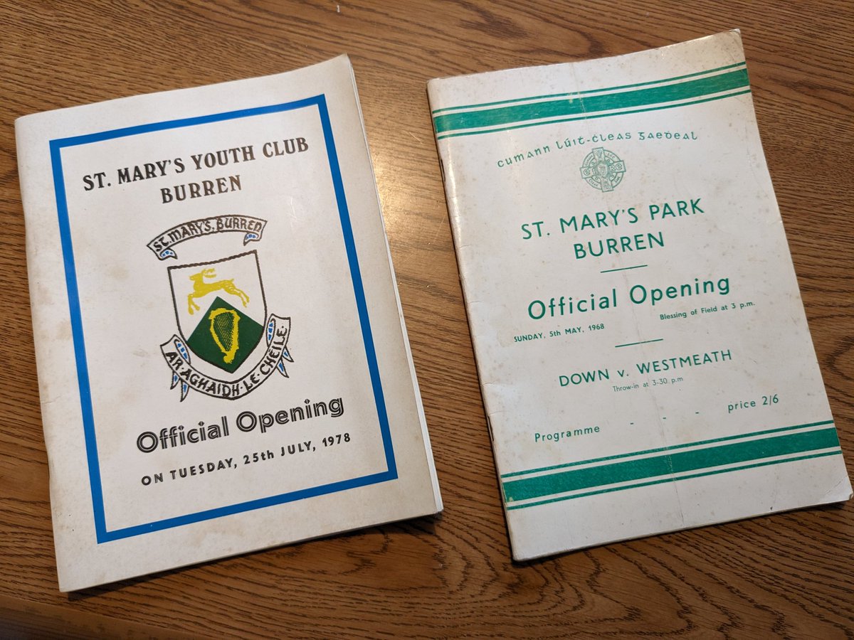 You know you are getting old when you can recall being at both of these events! 🫣. Both massively important in my young life! @BurrenGAA @officialdowngaa @eayouthservice