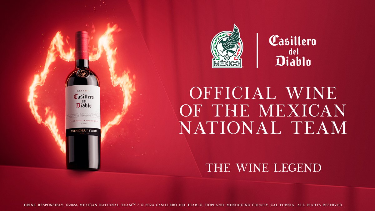 Two legends. So much to celebrate.🔥

We invite you to raise a glass with Casillero del Diablo, Official Wine of the Mexican National Team. 🇲🇽 ⚽️ #SomosLocales #MEXTour

@miseleccionmx @miseleccionmxEN @MiSeleccionFem