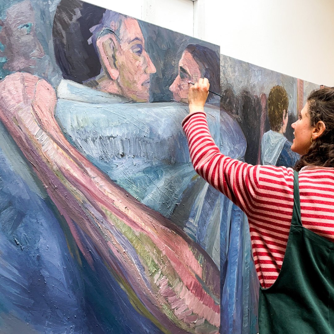 LondonArtFair's tweet photo. #LAFRecommends | Caught in the act of being ourselves - Alexandra Zarins, opens tomorrow at Elizabeth Xi Bauer Gallery

Discover Zarins’ exploration into intimacy, social interactions, personal closeness, and the emotional turbulence tethered within these moments. https://t.co/wXVnFIyjTO