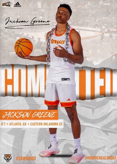 🔒𝗖𝗢𝗠𝗠𝗜𝗧𝗧𝗘𝗗 Shoutout to our guy @Jacksong2355 on his Commitment to @IdahoStateMBB 🏀 Conference Highlights 22.8 ppg 9.7 rpg 2.1 apg 52.7% from the field 43.8% from 3 74.8% from Free Throw Line Bengals are getting a good one!! #SawWood // #RoarBengalsRoar 📈📈