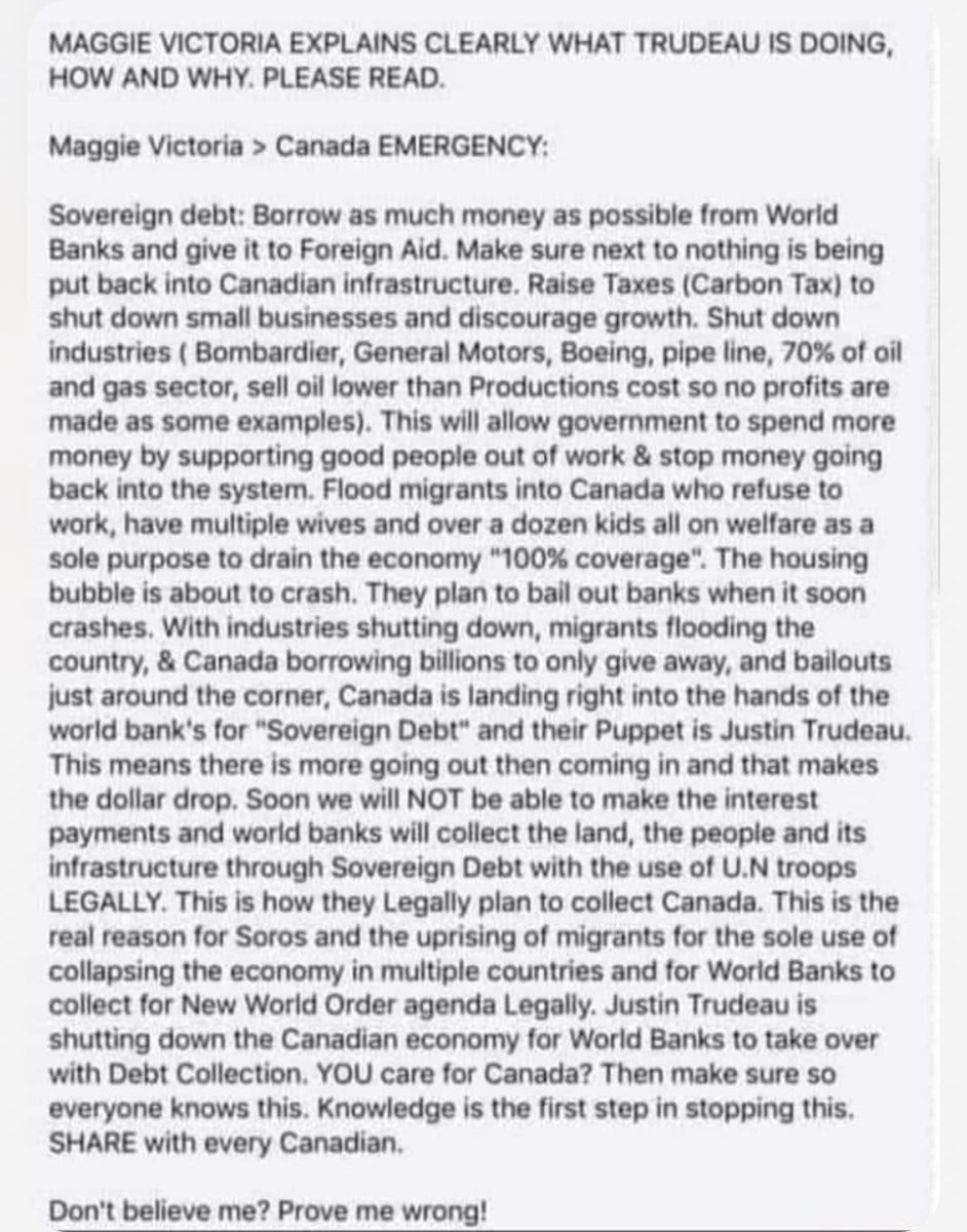 Is this what Trudeau is really doing to Canada?