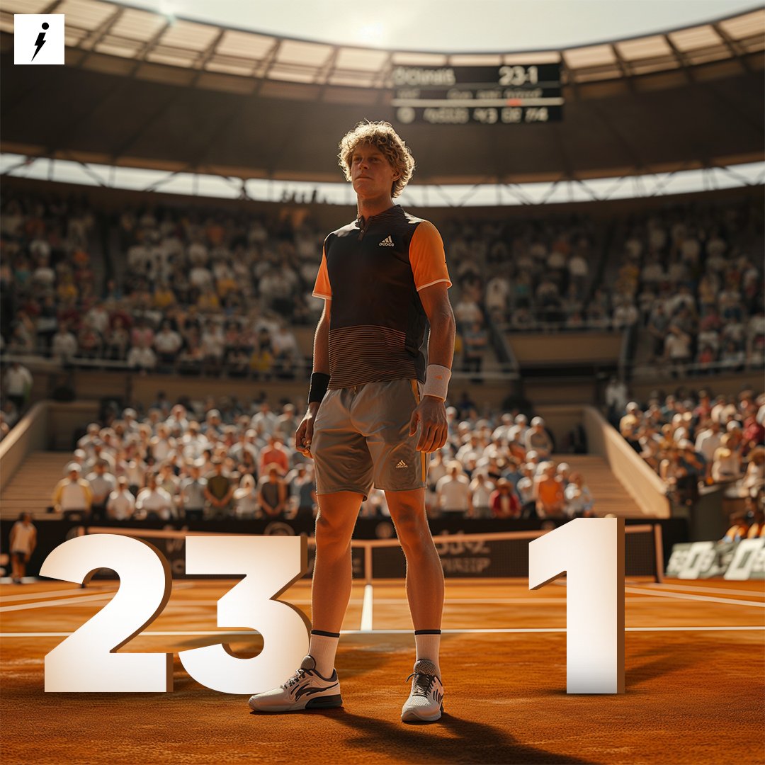 23 wins and counting in 2024! Jannik Sinner makes it 2️⃣3️⃣-1️⃣ this season with his victory over Sebastian Korda in Monte-Carlo!

#janniksinner #tennis #montecarlo #clayseason #claycourt #ATP #sportsinfotennis