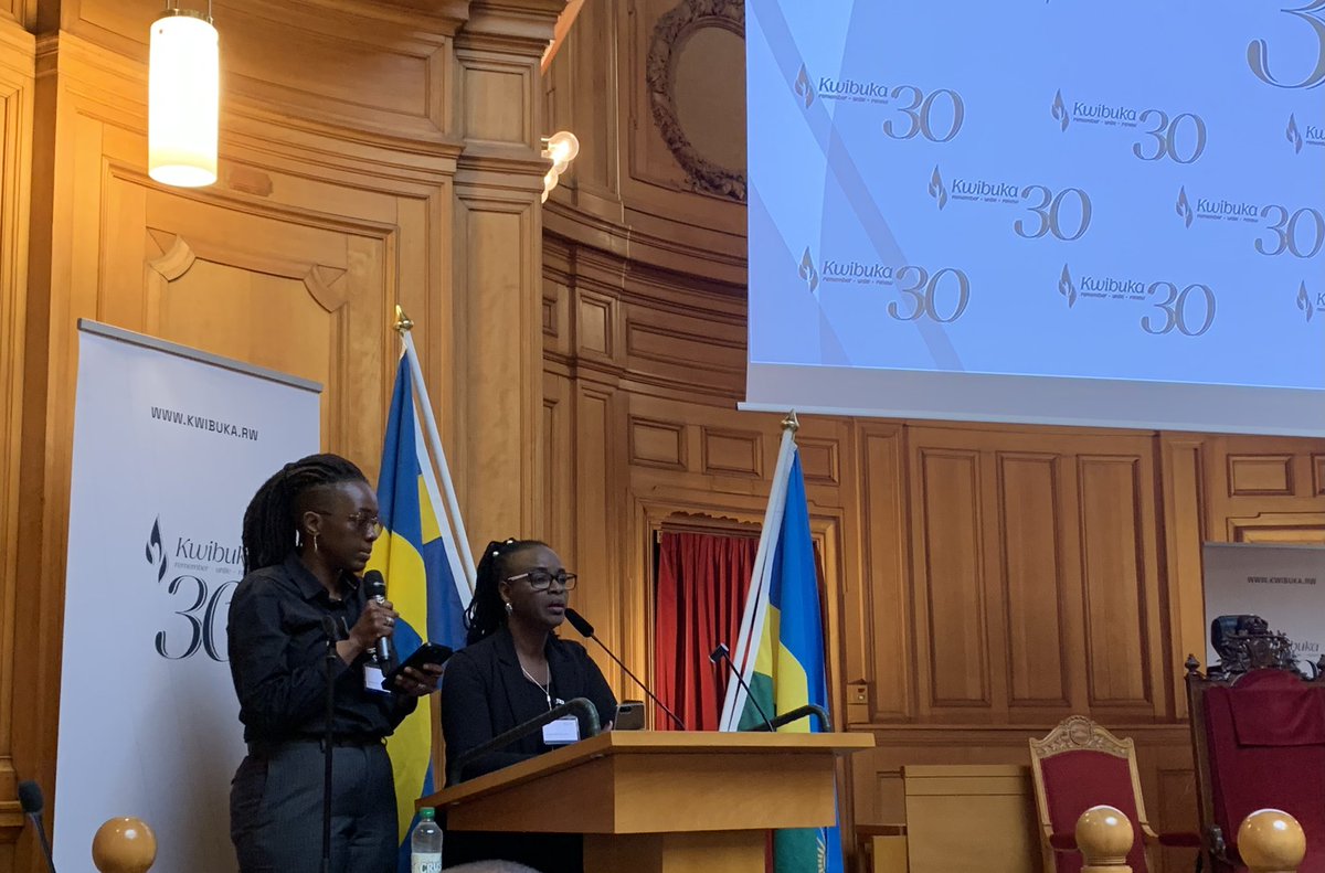 Thank you Amb @DianeGashumba, @Jallow_M and so many other participants for today’s solemn and moving commemoration in Sweden’s parliament to mark thirty years since the 1994 genocide against the Tutsi in Rwanda. Glad to have been invited, along with DG @DDannfelt #Kwibuka30