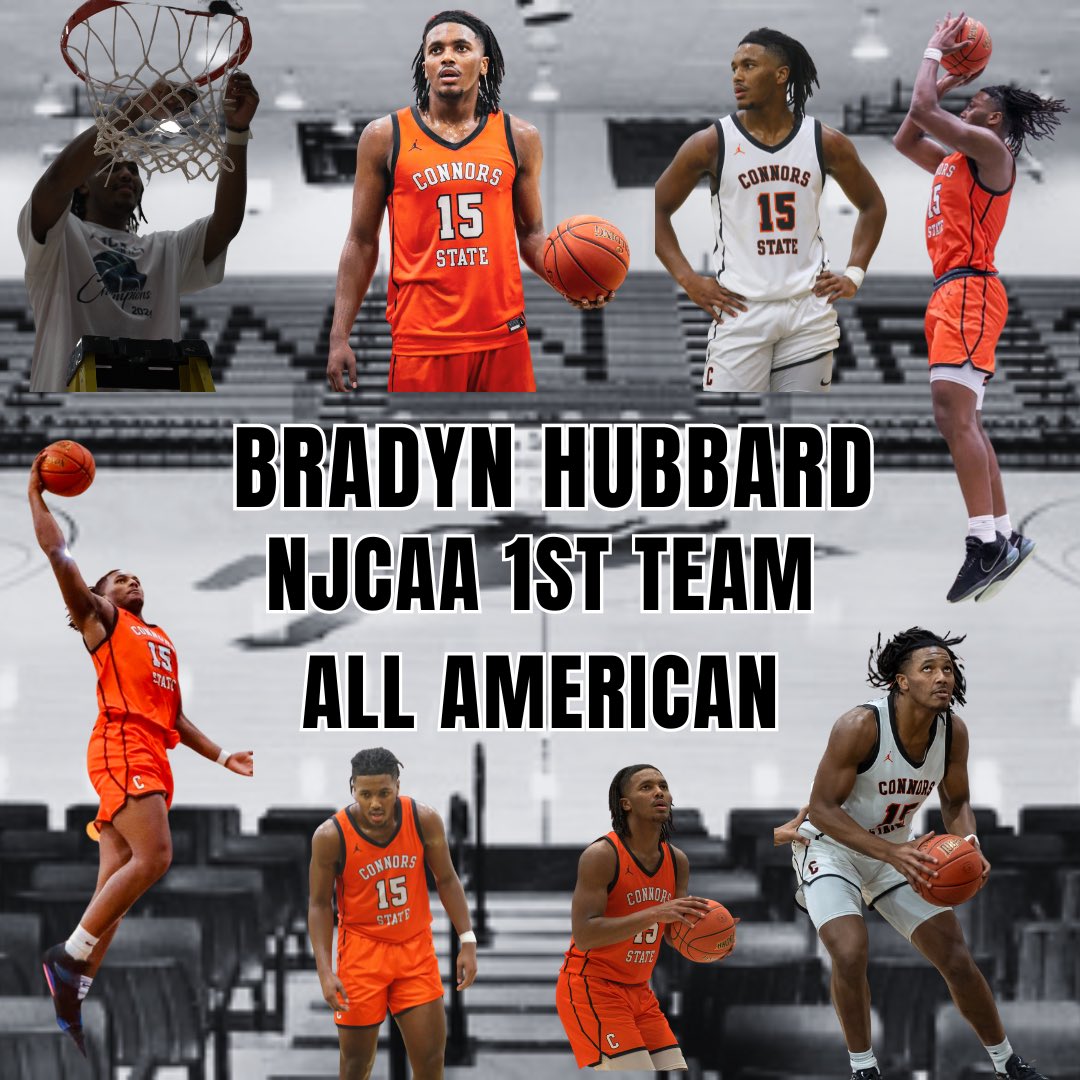 Cowboy Nation. Help us Congratulate Sophomore Forward Bradyn Hubbard on being named to the NJCAA 1st Team All-American Team. Hubbard becomes the 9th Cowboy to be named 1st Team All-American