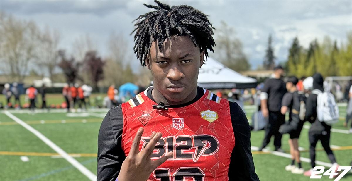 Lake Oswego (Ore.) Lakeridge 2026 athlete Ansu Sanoe checked out Washington's practice just days after his commitment 247sports.com/college/washin…