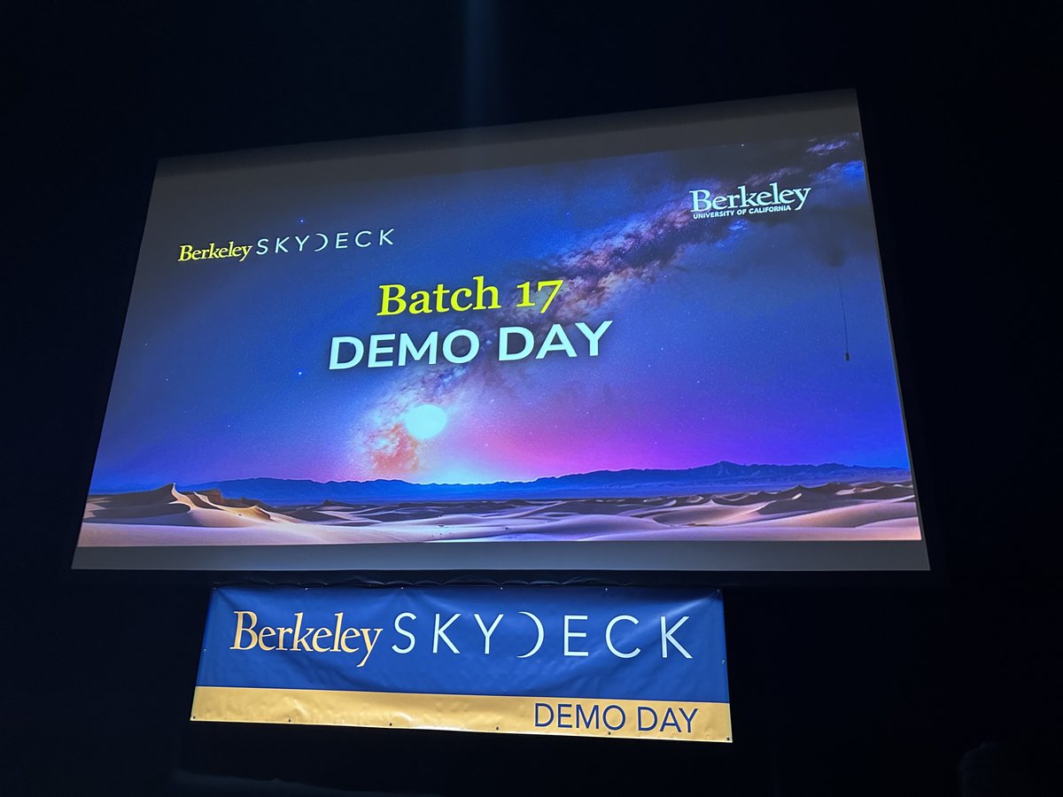 🔥 It's nearly showtime! SkyDeck’s Batch 17 startups will soon take center stage at Demo Day to showcase their cutting-edge tech. ✨ 🚀 We’re so proud of our founders & can’t wait to share their game-changing innovations with you. #SkyDeckDemoDay @chontang @carolinewinnett