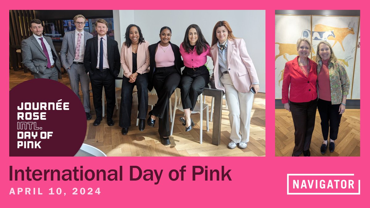 Navigator is proud to recognize the International Day of Pink. We actively work with the 2SLGBTQIA+ community to establish greater inclusivity and equity by opposing hate and bullying in all forms. #DayofPink