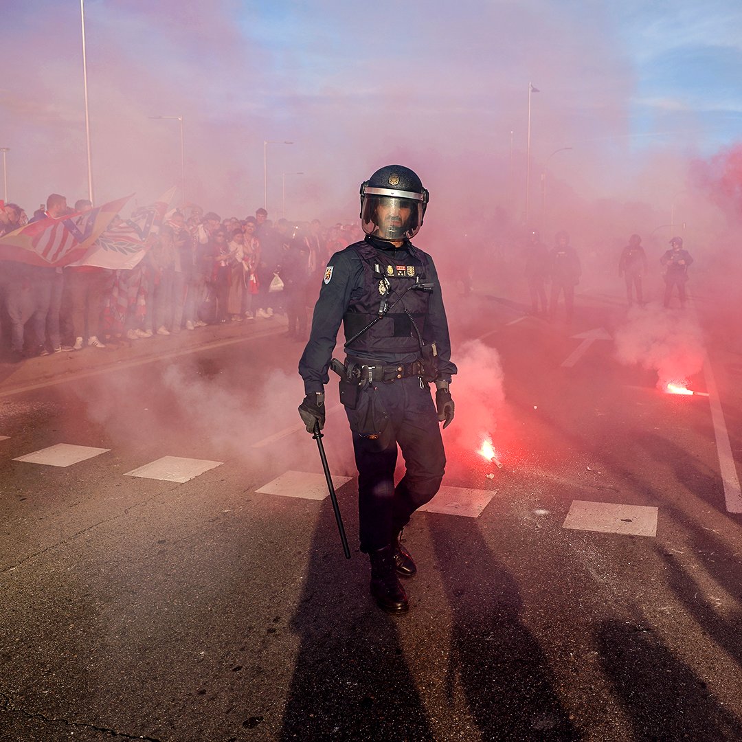 The scenes outside of Atlético vs. Dortmund 🧨