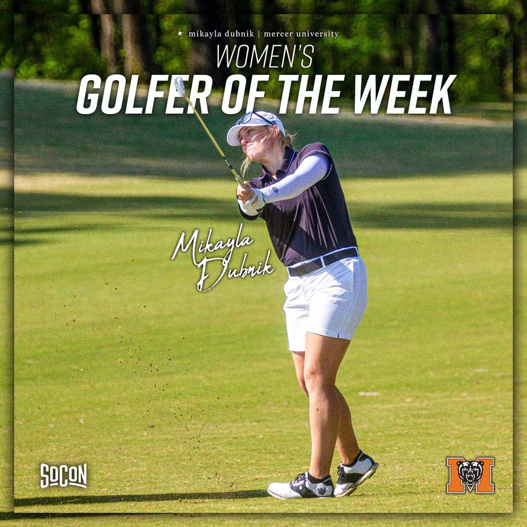 golfer of the week | #SoConWGOLF x @MercerWGolf 🔗: soconsports.com/news/2024/4/10…