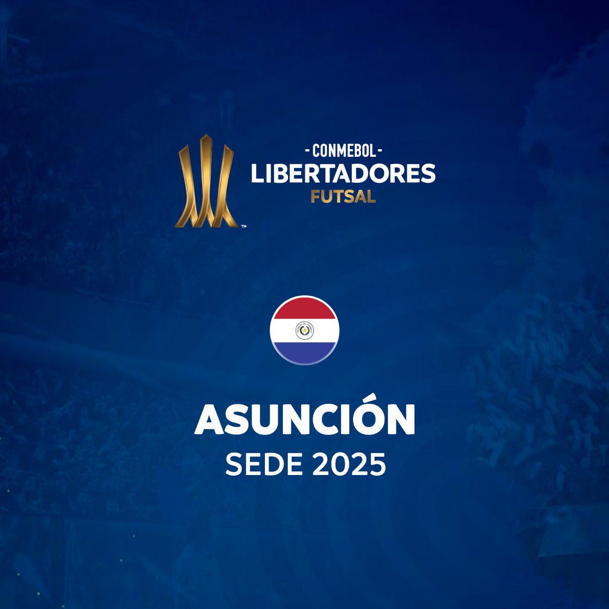 ¡Asunción será sede de la @CONMEBOL #LibertadoresFS 2025! Los mejores clubes del continente se citarán en Paraguay el año próximo 🏆