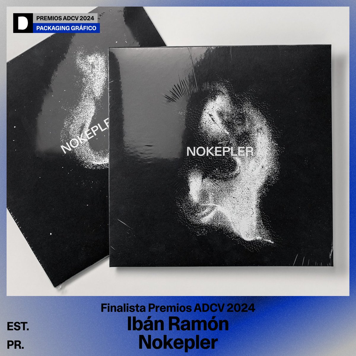 ADCV_com's tweet image. Finalistas Premios ADCV 2024 
Categoría 'Diseño gráfico: Packaging gráfico'

◾'Nokepler', de @IbanRamon para Banjo Soundscapes
◾'Gama Vinos Res Non Verba', de @armoder1 para Bodegas SIDL

#PremiosAdcv2024 #PremisAdcv2024 #SomosADCV #SomADCV
(3/5)