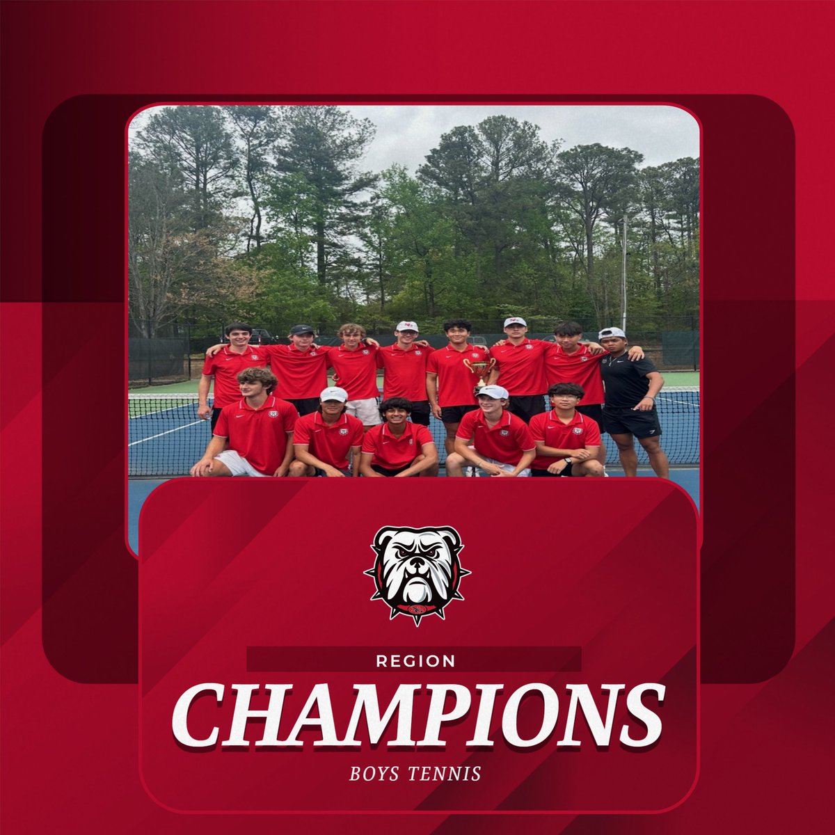 Congrats to Boys Tennis. REGION CHAMPIONS! #GoNorth