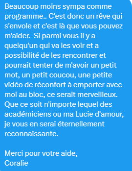 PrincessGrizou's tweet photo. Twitter, il est temps de montrer ta capacité à faire des miracles 🙏🏻

A tous ceux qui liront, partageront, essaieront, merci du fond du cœur❤️
#Staracademy #StarAcademyTour 
@StarAcademyTF1 @luciebernardoni https://t.co/de70teUFj8