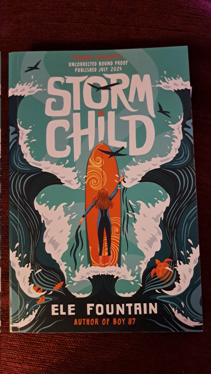 Starting Storm Child this evening whilst nibbling on Easter egg. 😍 @EleFountain @PushkinChildren