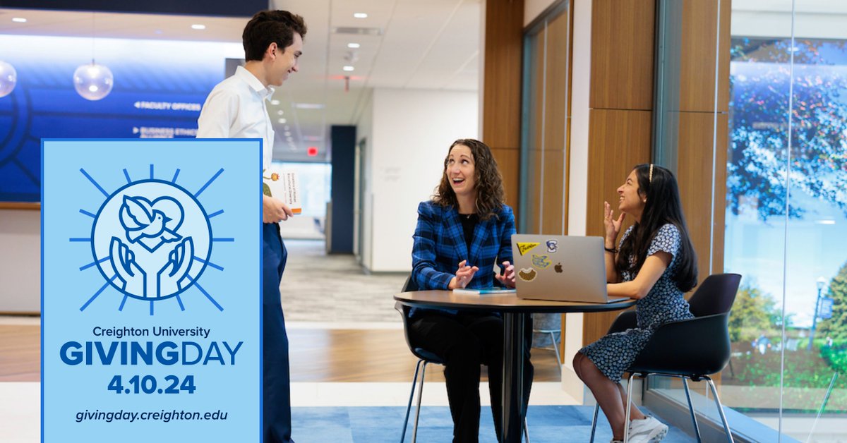The clock is ticking, but don’t worry, there’s still time. ⏰ Support Heider College of Business today! #JaysGive Share this post to help us reach our goal and provide transformative opportunities for our students. 🤝 Make a gift ➡️ givingday.creighton.edu/pages/heider-c…