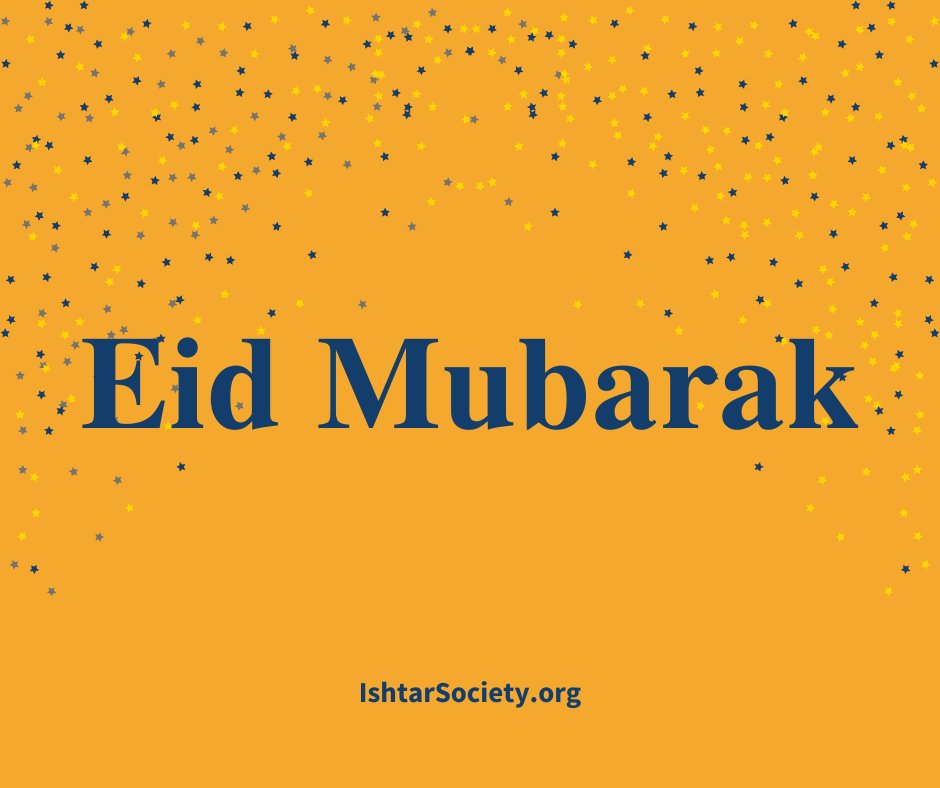 Eid Mubarak, friends.