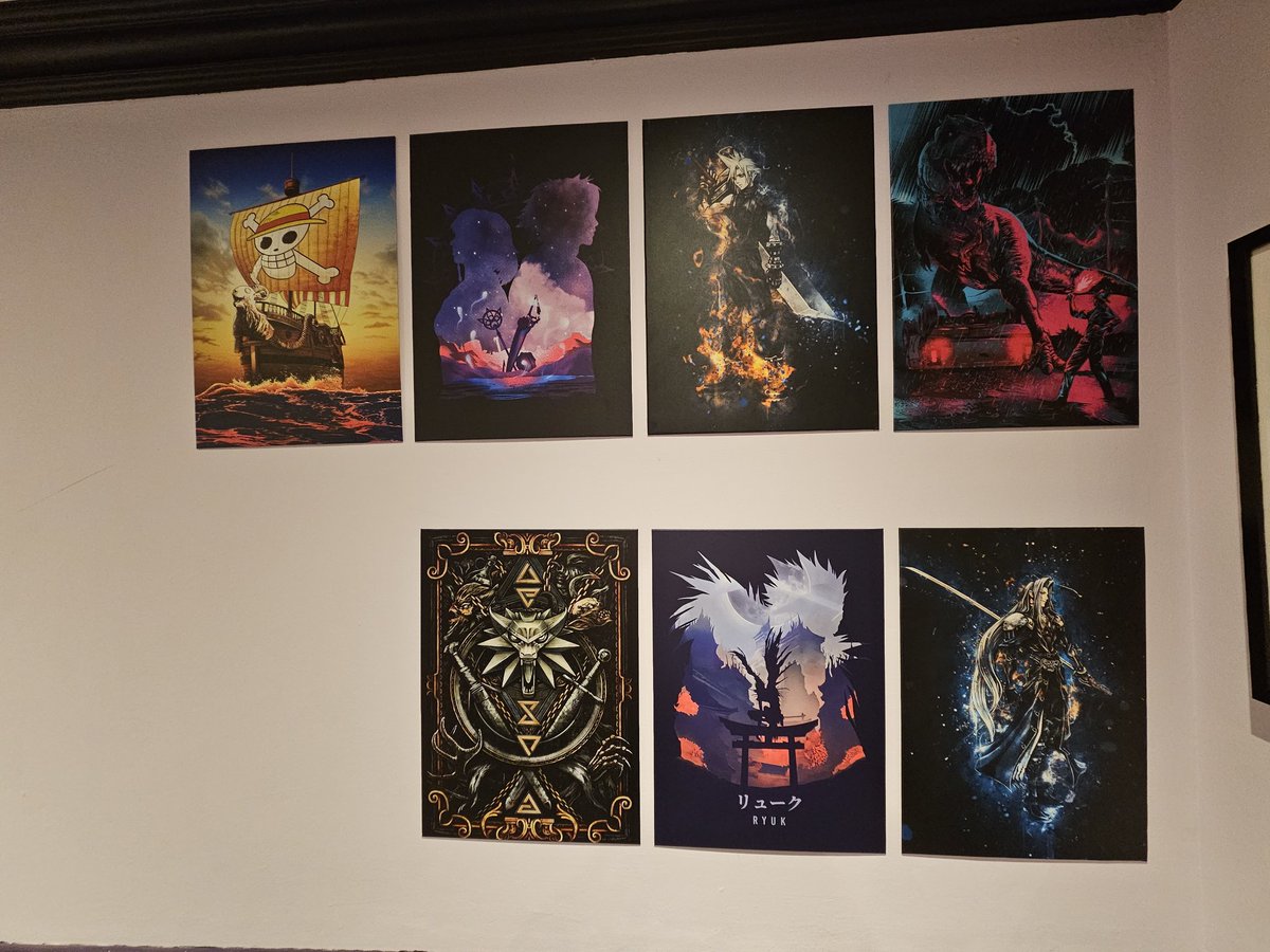2 new additions to the displate wall, starting to run out of room