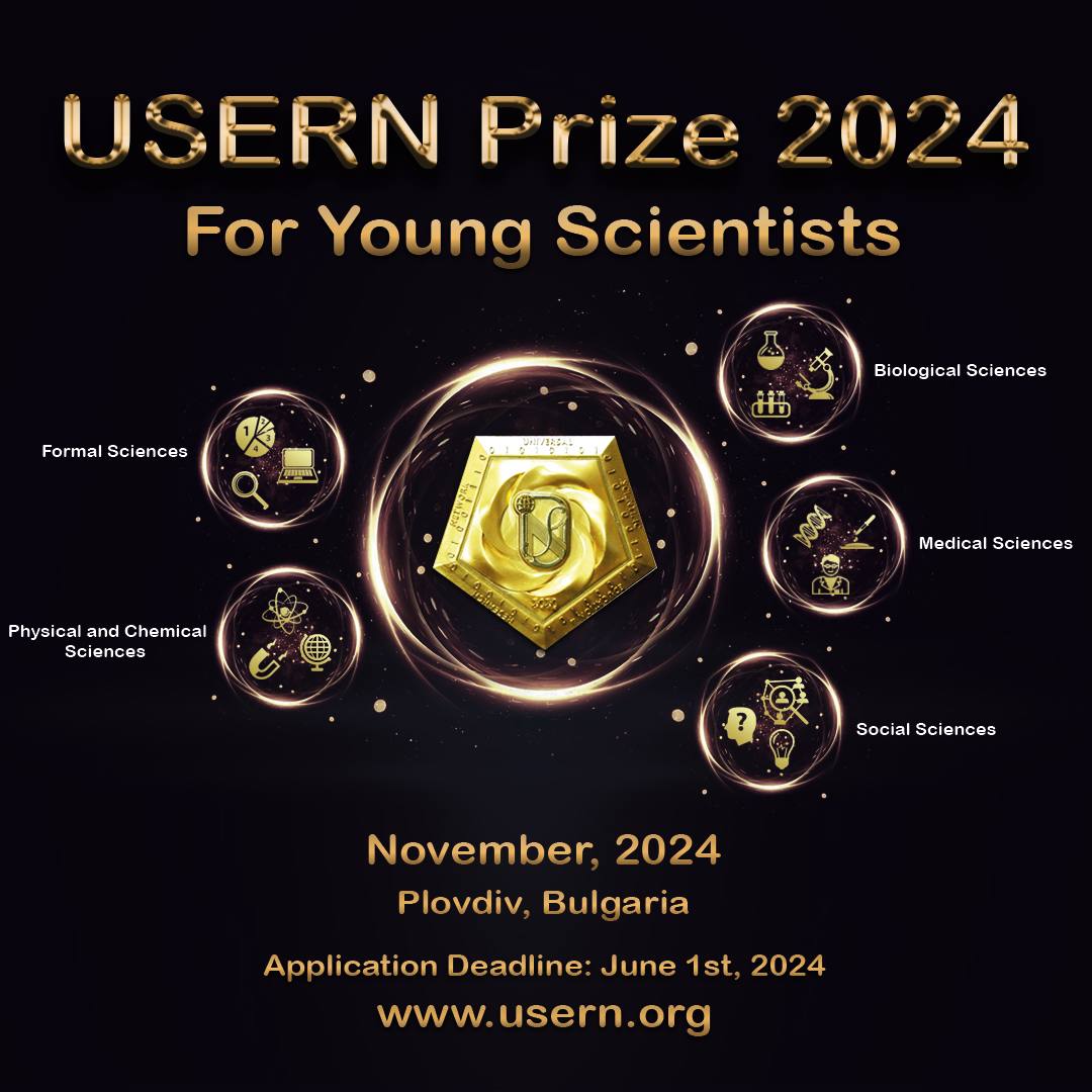✨🏆 USERN Prize 2024 🏆✨ It is an exceptional opportunity for young scientists under the age of 40 in five scientific fields. Complete and update your USERN Profile and Application form by June 1st. 📌 Submit your abstract through the following link: usern.org/prize/