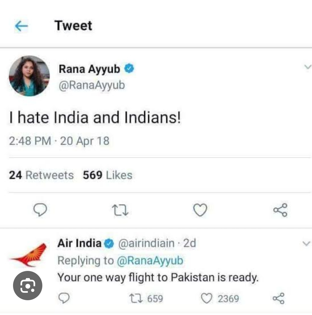 @RanaAyyub Lol rare insults!!