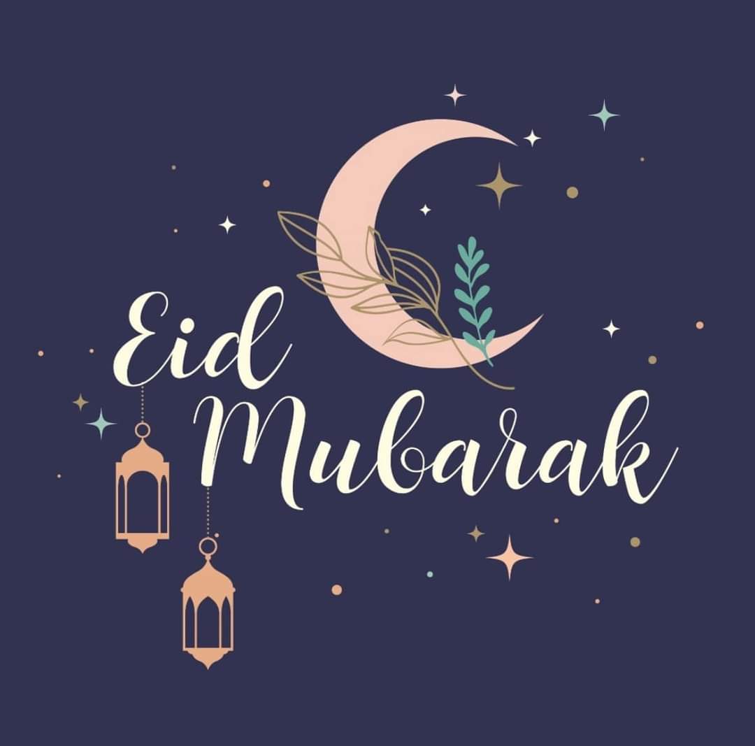 Eid Mubarak to everyone celebrating Eid-al-Fitr as Ramadan draws to a close.