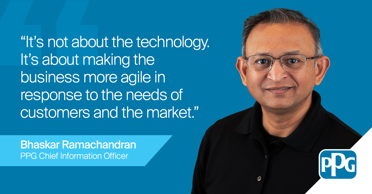 In a recent @WSJ article, our Chief Information Officer Bhaskar Ramachandran dives into how technology’s value lies in its ability to help make companies more responsive. Read the full article here: bit.ly/3PVF2Ce