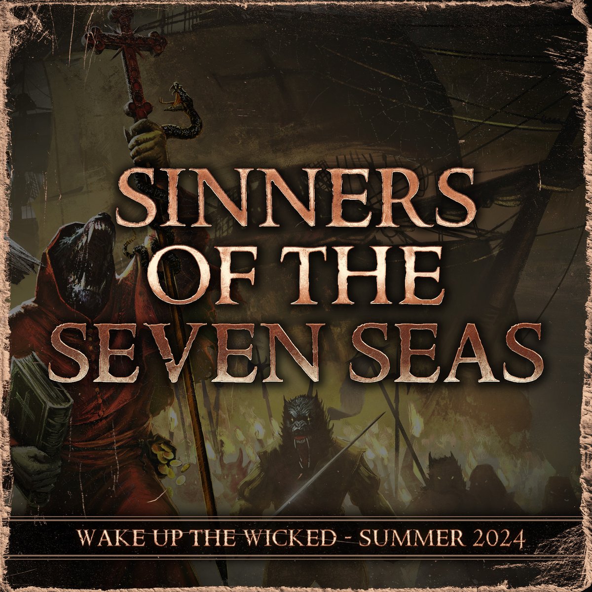 The wolf is heading back to sea and navigates the 'Sinners Of The Seven Seas'! We don't want to reveal too much about this song from the upcoming album 'Wake Up The Wicked' yet, but let us know what you would expect from the song! #powerwolf #wakeupthewicked #heavymetal