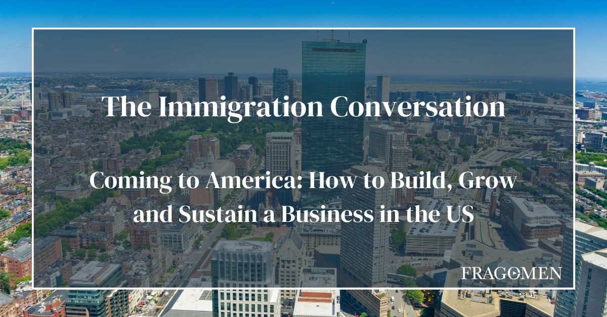 In this #ImmigrationConversation podcast episode, #Boston Managing Partner Catherine Macris is joined by Libra Partners Partner Simon Stillwell to discuss how companies should approach the expansion of business into the US market: bit.ly/3vKzW4V. #Immigration