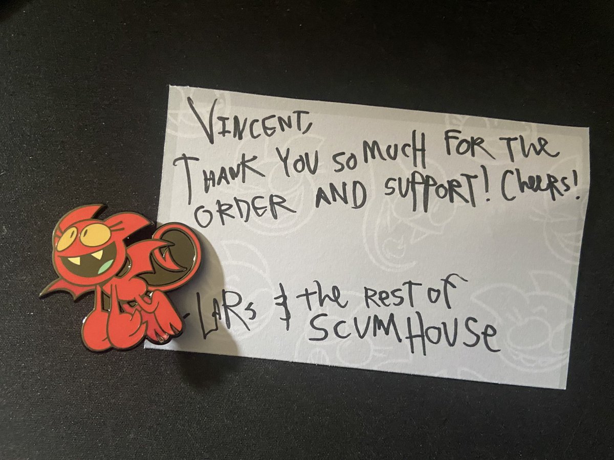 Thank you for my pin, @Sugarpolyp and the rest of @ScumHouse good luck with the taxes (and more episodes of Satina, I guess)